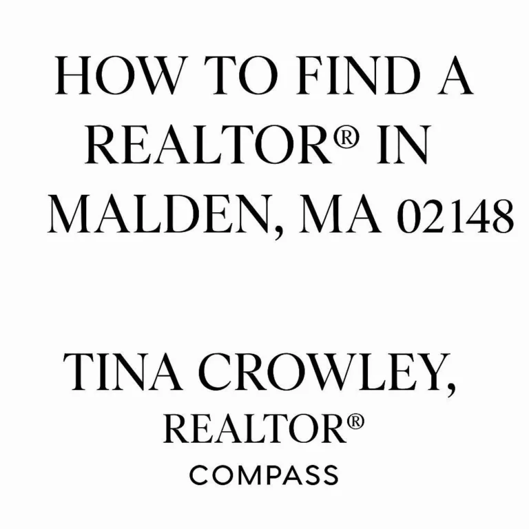 Find a Realtor in Malden, MA